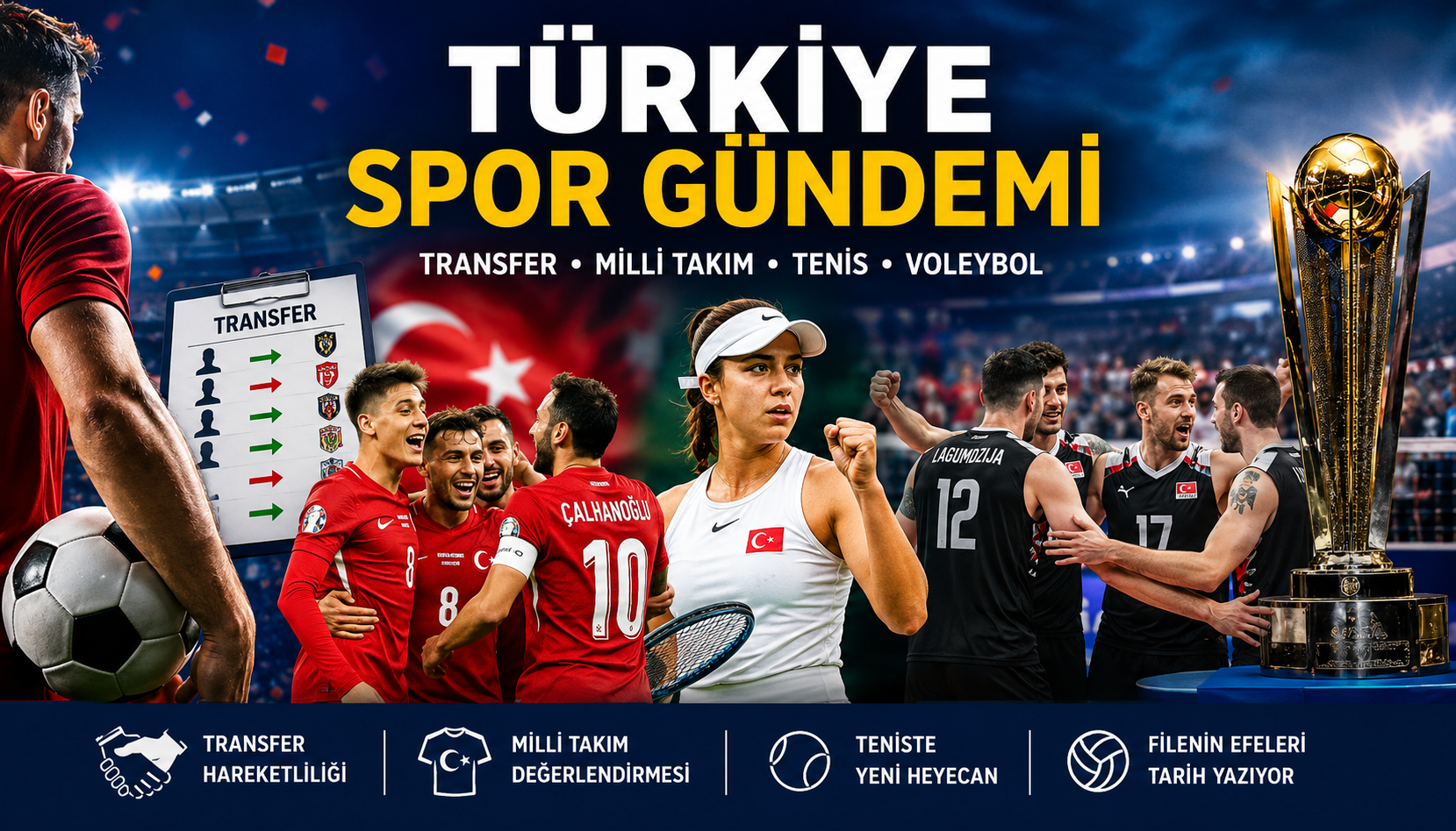 Türkiye Spor Gündemi: Transfer Pazarı, Dünya Kupası Dersi ve Milli Başarılar
